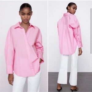 Zara Pink Shirt - SZ Med